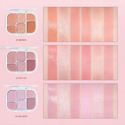 [WAKEMAKE] Soft Sheer Multi Palette Special Set - 3 colors / 6.4g - SFOILER