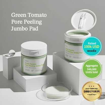 [SUNGBOON EDITOR] Green Tomato Pore Peeling Jumbo Pad  60pads / 120ml - SFOILER