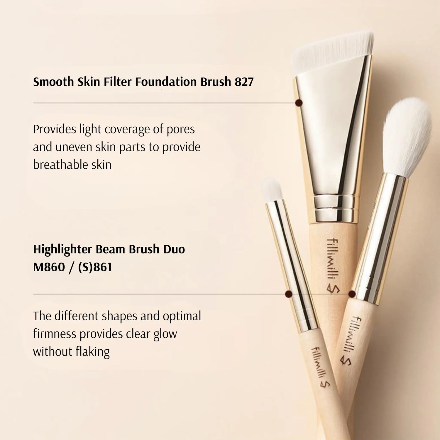 [FILLIMILLI] Fillimilli S Smooth Blur Beam Brush Set 