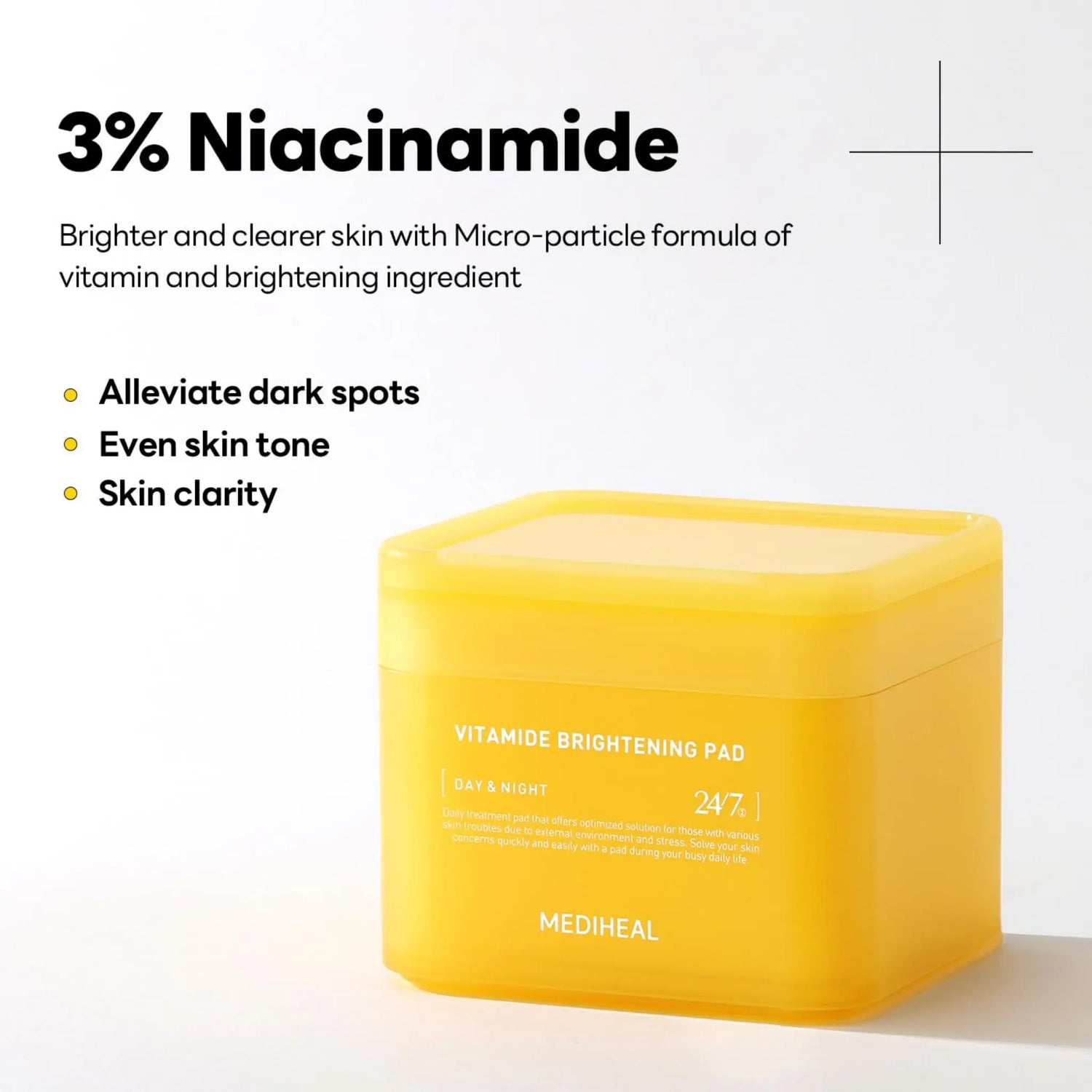 [MEDIHEAL] Vitamide Brightening Pad - 100 pads / 180ml - SFOILER