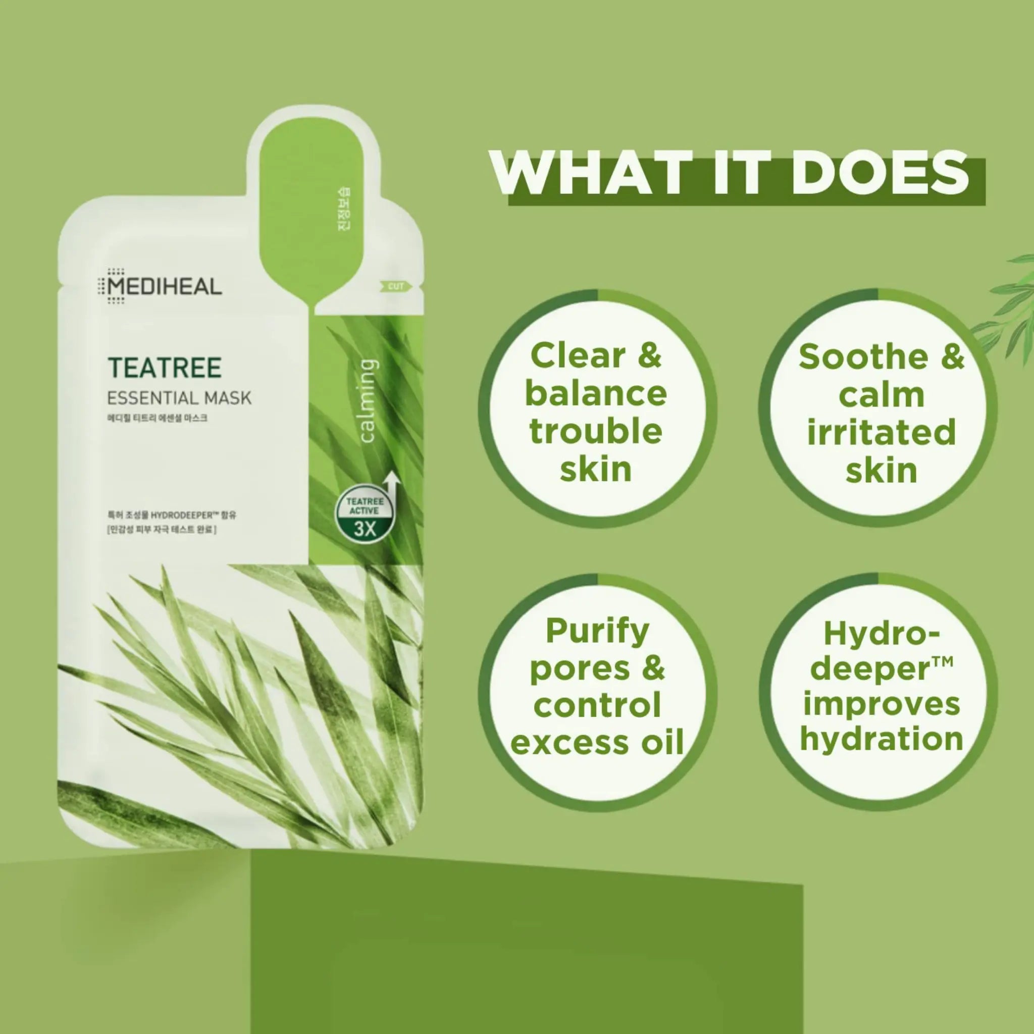 [MEDIHEAL] Tea Tree Essential Mask Sheet Holiday Edition - SFOILER