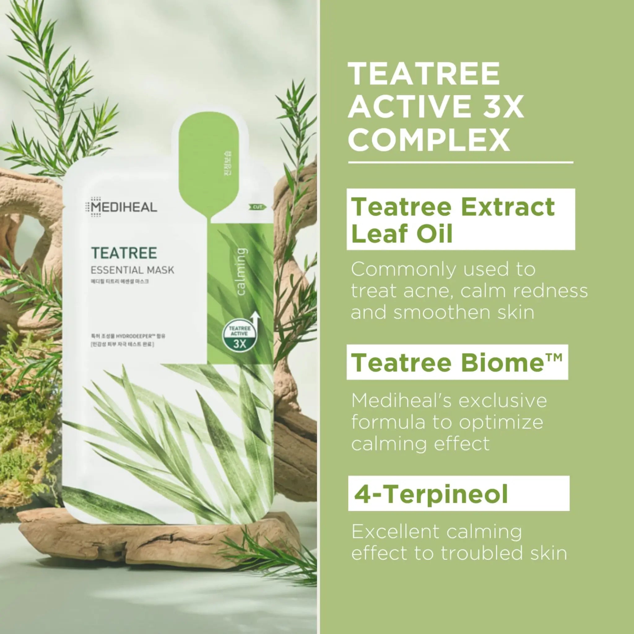 [MEDIHEAL] Tea Tree Essential Mask Sheet Holiday Edition - SFOILER