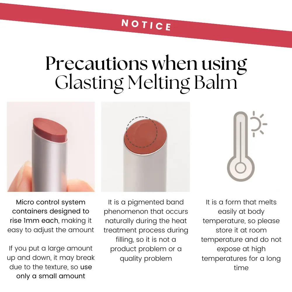 [ROM&amp;ND] Glasting Melting Balm  15 colors / 3.5g - SFOILER