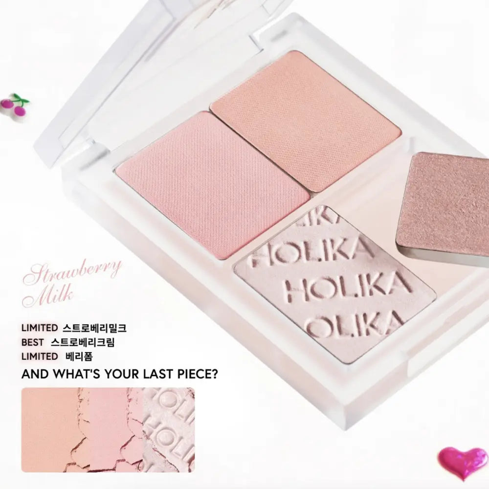 [HOLIKA HOLIKA] My Fave Piece Eyeshadow Holiday Edition - 2 colors / 1.8g x 3 - SFOILER