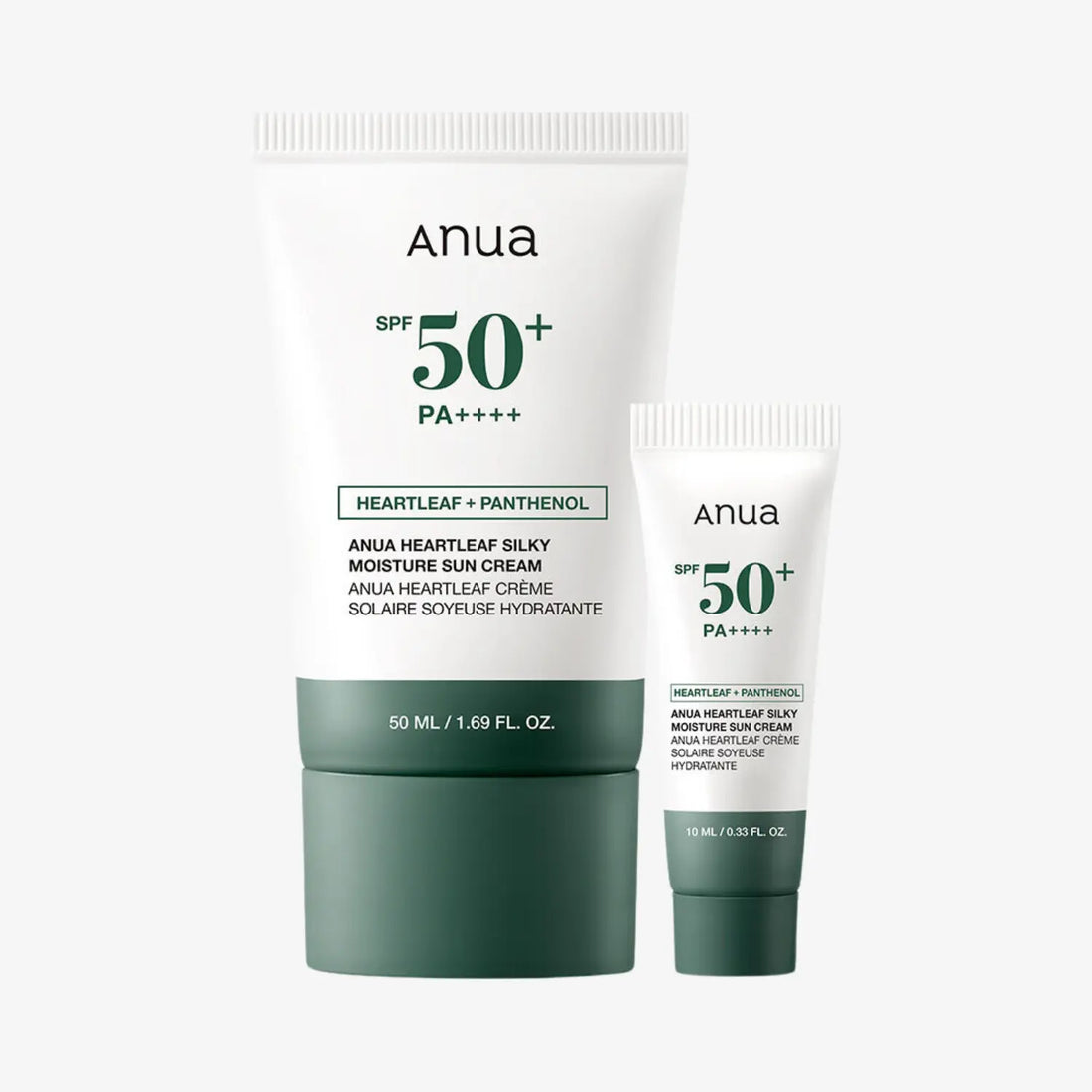 [ANUA] Heartleaf Silky Moisture Sun Cream SPF50+ PA++++ Special Set - 50ml