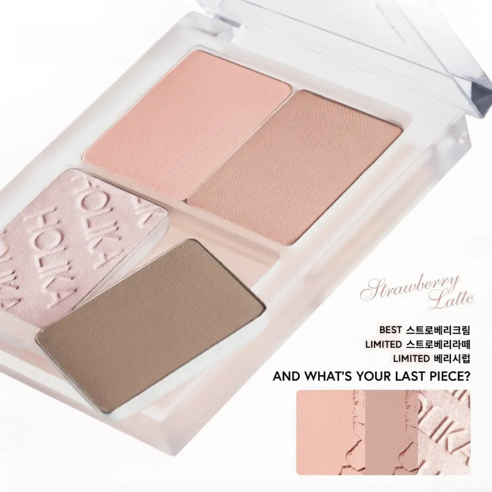 [HOLIKA HOLIKA] My Fave Piece Eyeshadow Holiday Edition - 2 colors / 1.8g x 3 - SFOILER