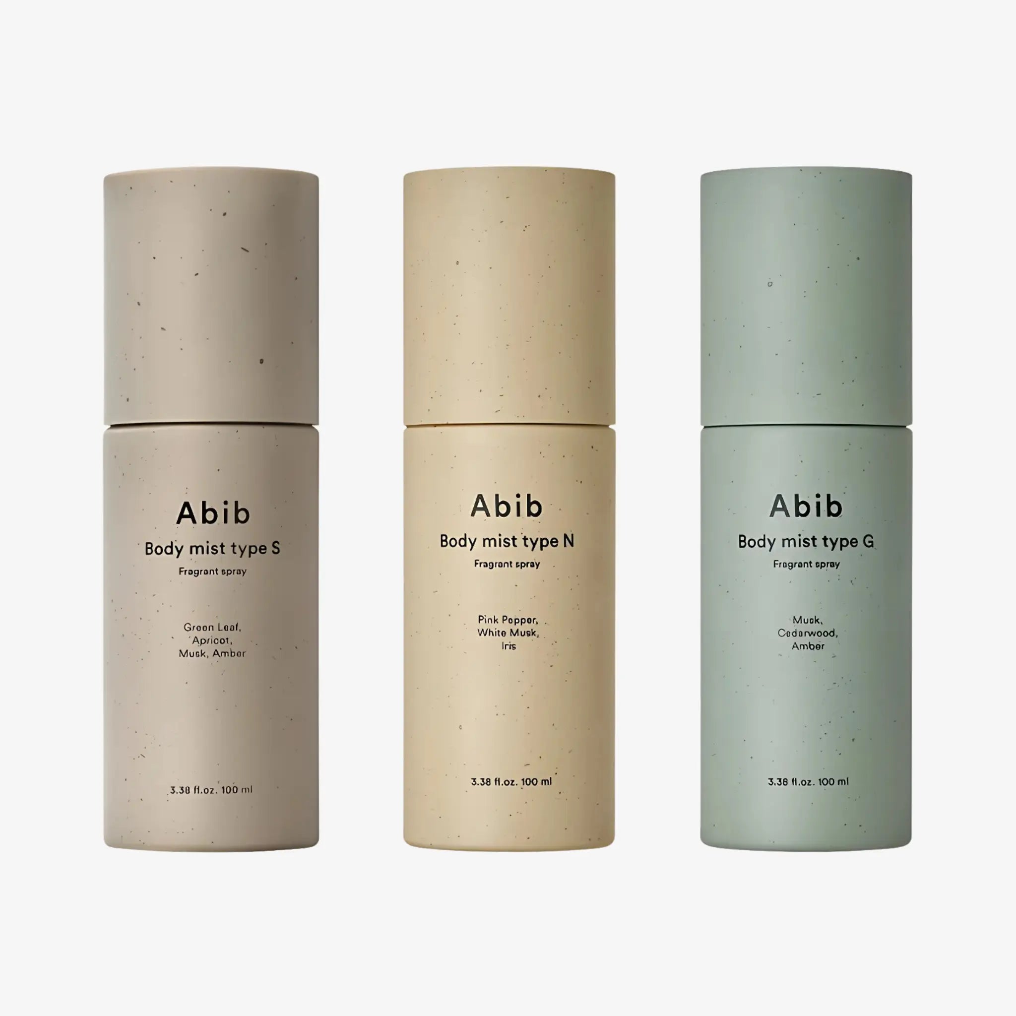 [ABIB] Body Mist Type S, N, G Fragrant Bottle - 3 scents / 100ml - SFOILER