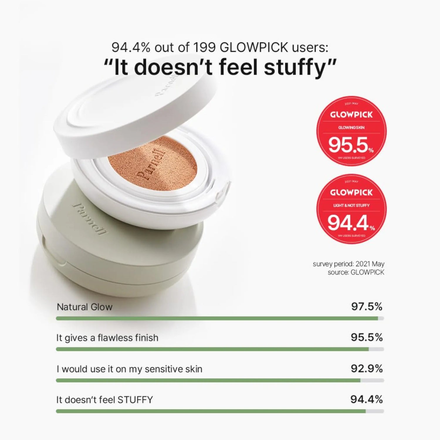 [PARNELL] Cicamanu Serum Cushion  3 colors / 15g - SFOILER