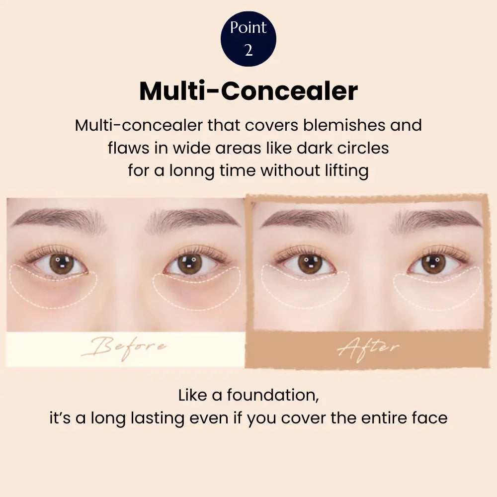 [WAKEMAKE] Defining Cover Concealer  6 colors / 6g - SFOILER