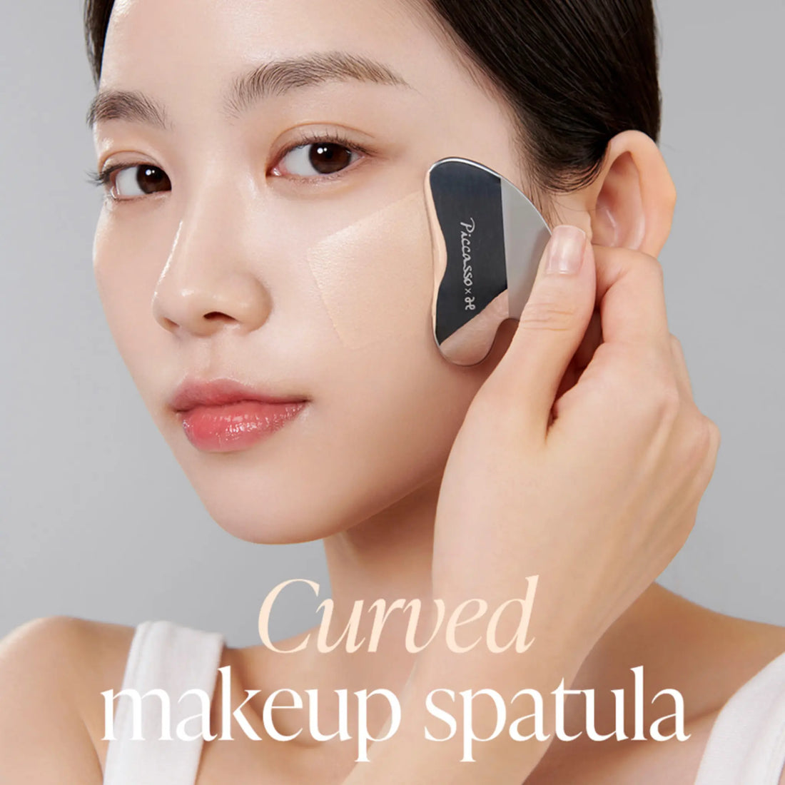 [PICCASSO] Curved Makeup Spatula - SFOILER