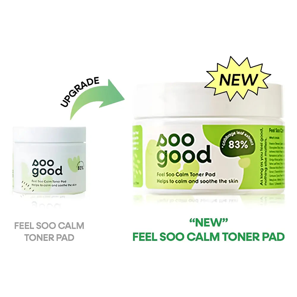 [SOO GOOD] Feel Soo Calm Toner Pad  70 PADS / 170ml