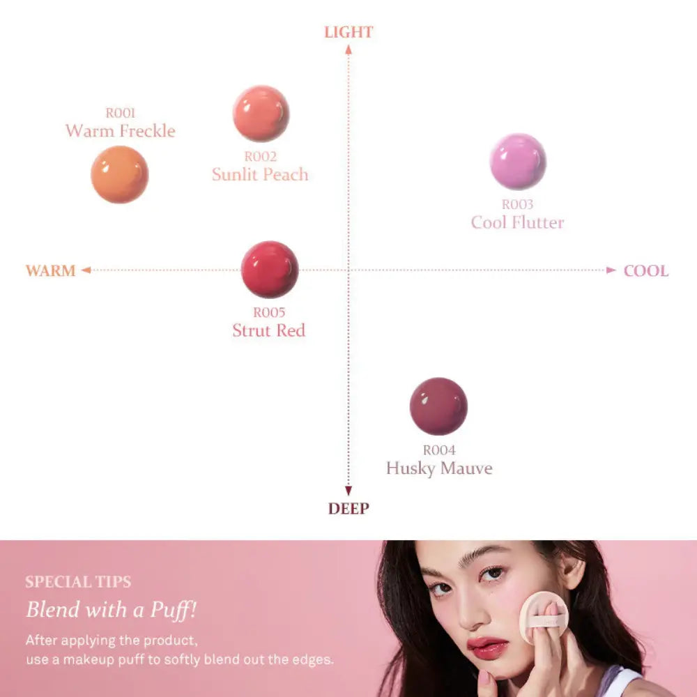 [HINCE] Dewy Liquid Cheek - 5 colors / 6ml - SFOILER