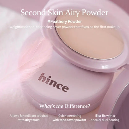 [HINCE] Second Skin Airy Powder - 2 colors / 12g - SFOILER