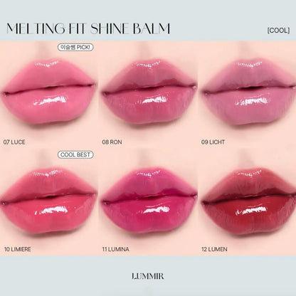 [LUMMIR] Melting Fit Shine Balm - 14 colors / 3.4g - SFOILER