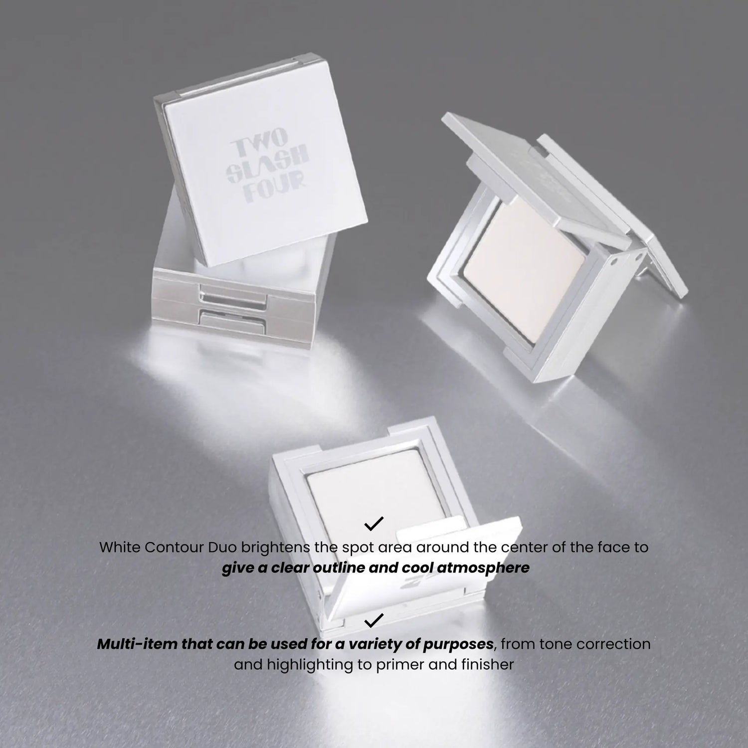 [TWO SLASH FOUR] Strobing Face Cube White Special Set  3.4g - SFOILER