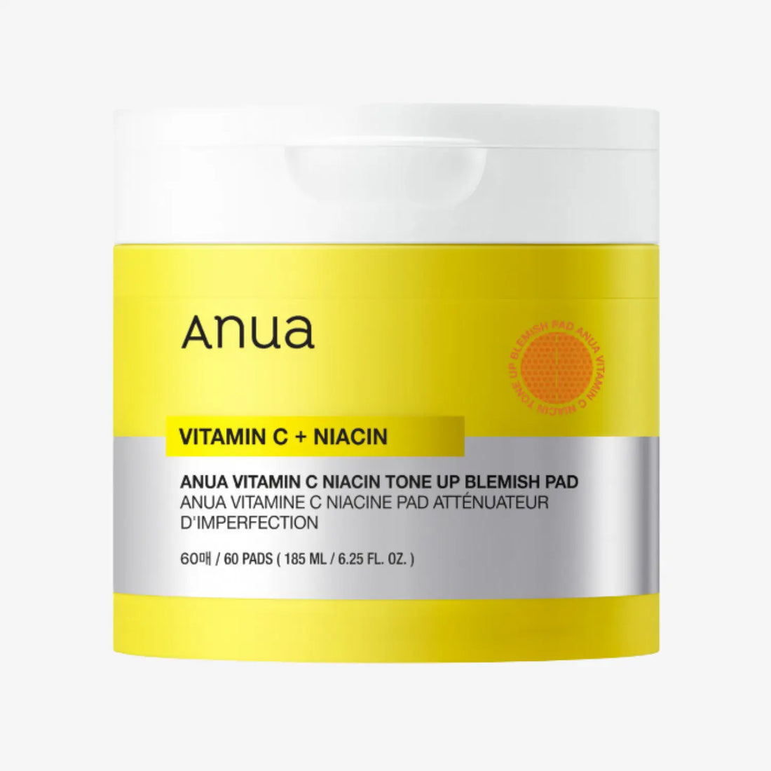 [ANUA] Vitamin C Niacin Tone Up Blemish Pad - 60 PADS / 185ml