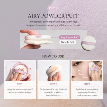 [HINCE] Second Skin Airy Powder - 2 colors / 12g - SFOILER