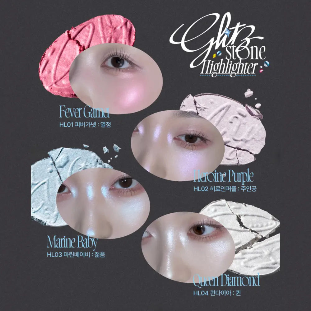 [FWEE] Glitz Stone Highlighter - 12 colors - SFOILER