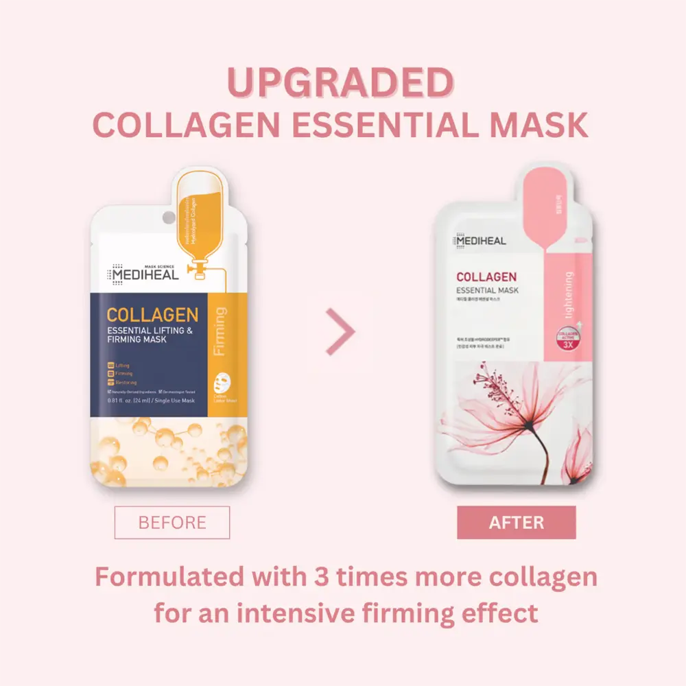 [MEDIHEAL] Collagen Essential Mask Sheet Special Set – 10ea + 1ea - SFOILER