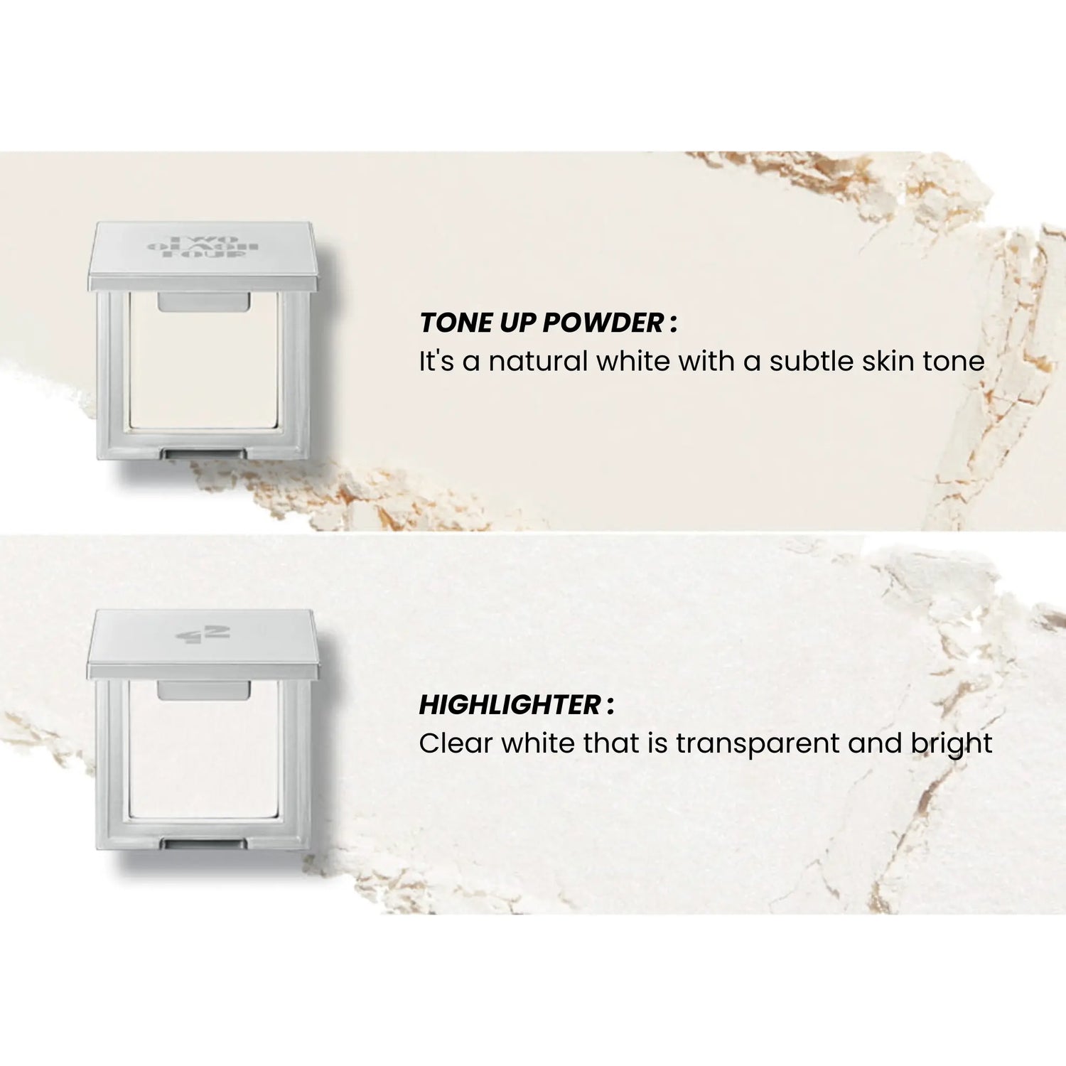 [TWO SLASH FOUR] Strobing Face Cube White Special Set  3.4g - SFOILER