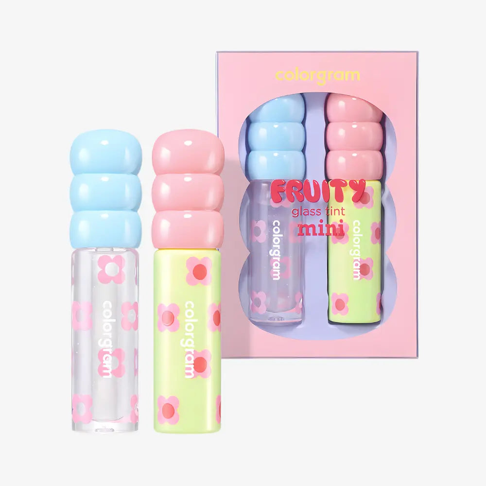 [COLORGRAM] Fruity Glass Tint Mini Duo – 3 colors / 1.6g x 2 - SFOILER