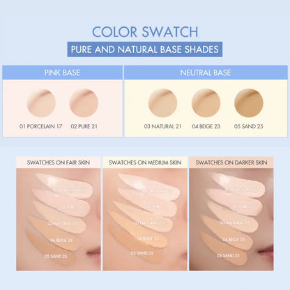 [ROM&amp;ND] Romand Bare Water Cushion Refill Set - 5 colors - SFOILER