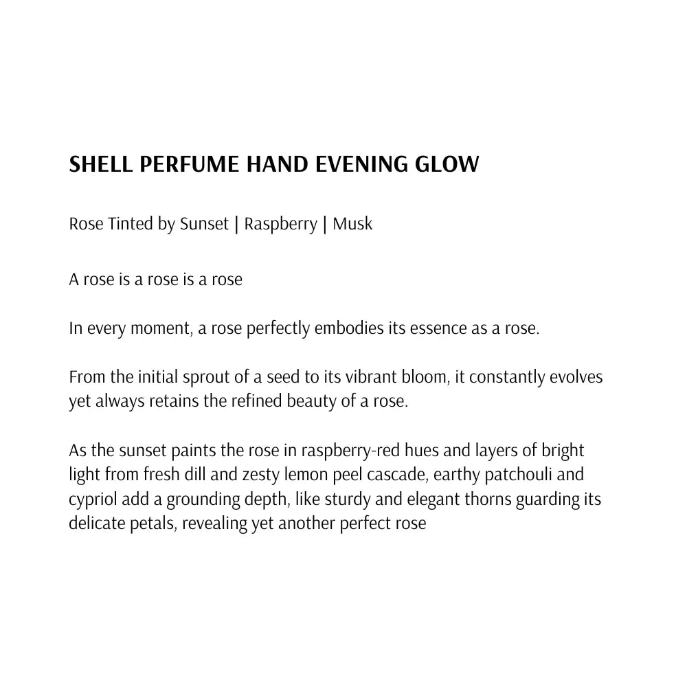 [TAMBURINS] Shell Perfume Hand Evening Glow - 15ml / 30ml - SFOILER