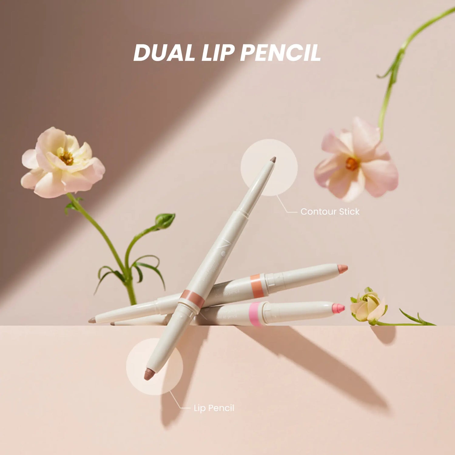 [NOBEV] Contour Point Dual Lip Pencil – 3 colors / 0.6g + 0.22g - SFOILER