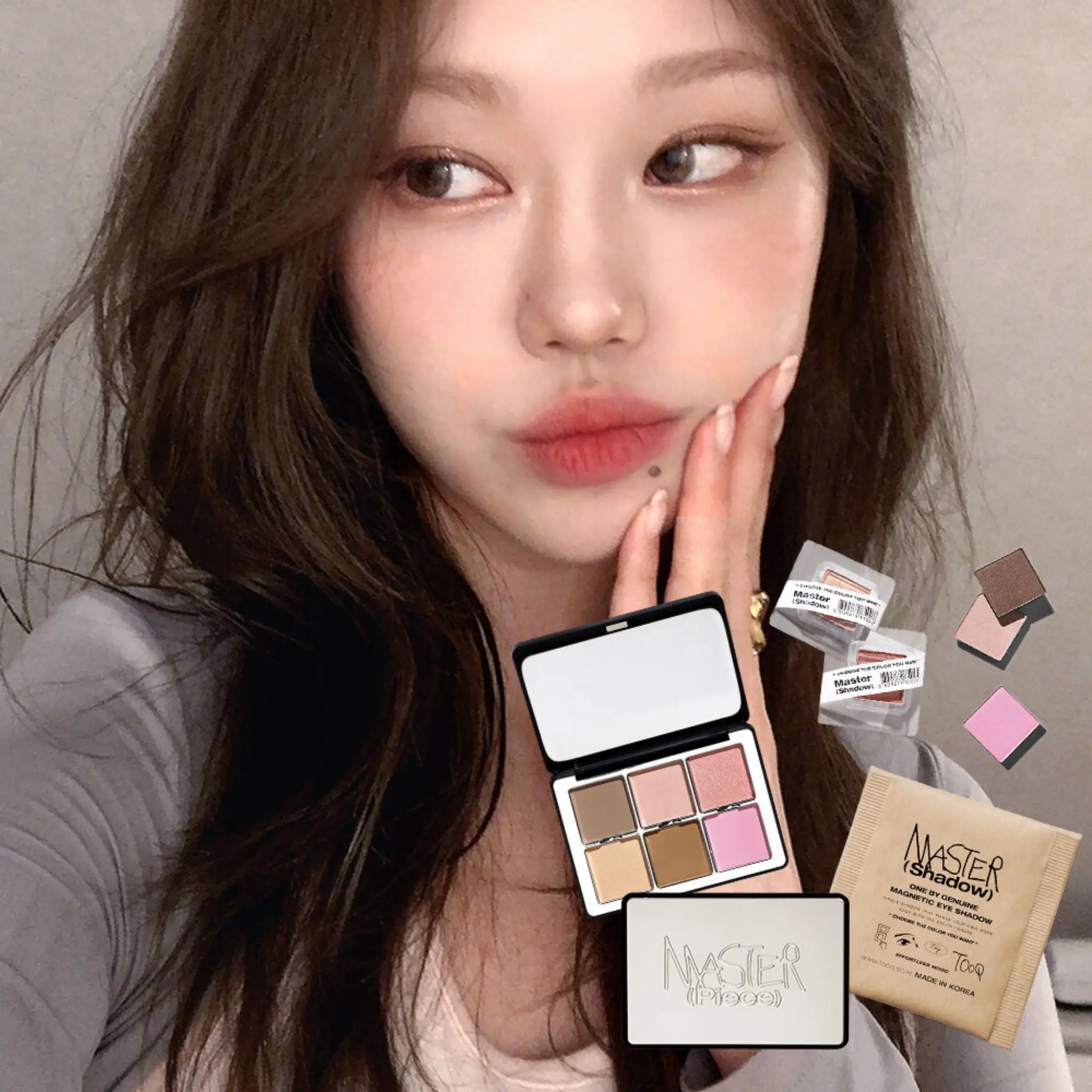 [TOOQ] One By Genuine Magnetic Eye Shadow & Palette - 19 colors - SFOILER