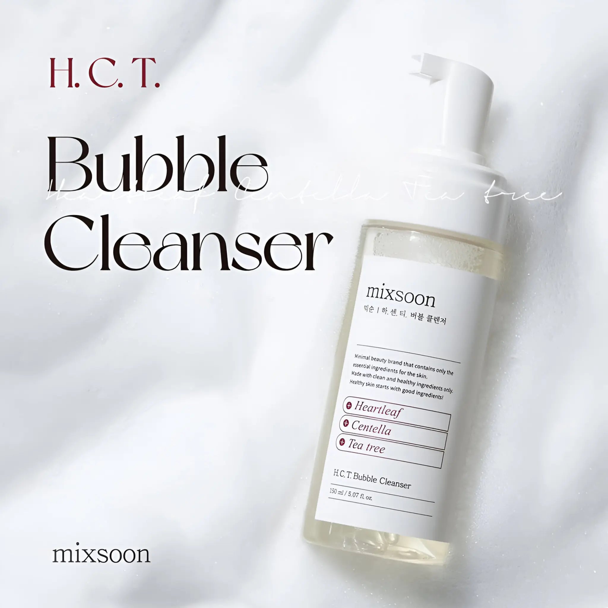 [MIXSOON] H.C.T. Bubble Cleanser – 150ml - SFOILER