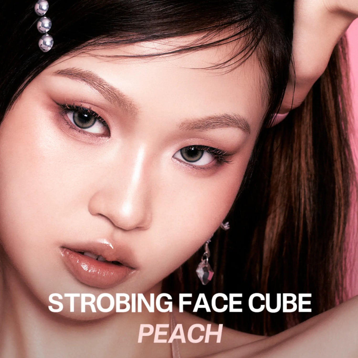 [TWO SLASH FOUR] Strobing Face Cube Peach Special Set  3.4g - SFOILER