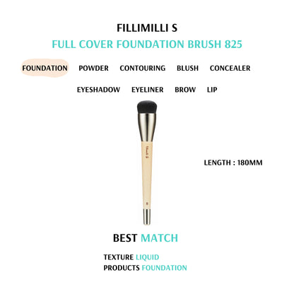 [FILLIMILLI] Fillimilli S Full Cover Foundation Brush 825 - SFOILER