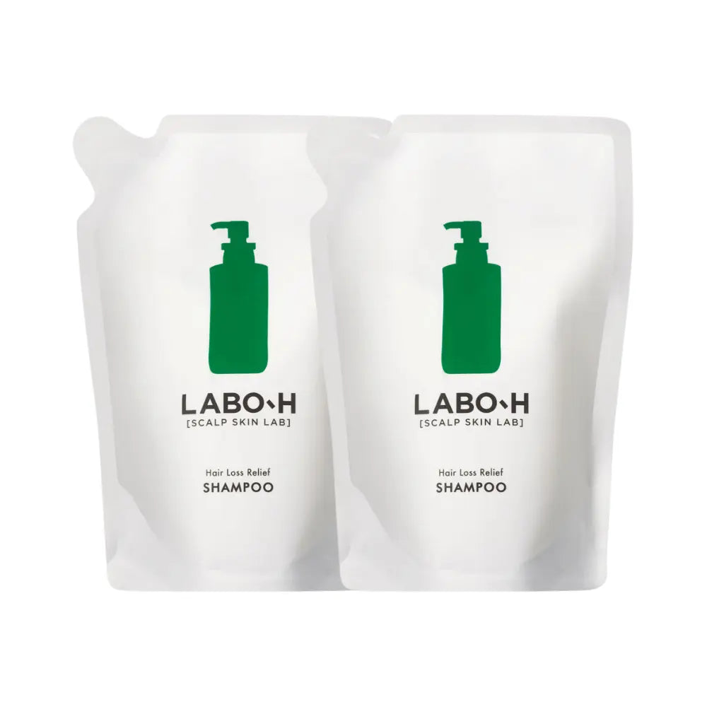 [LABO-H] Scalp Strengthening Shampoo Hair Loss Care Refill Twin Pack - 333ml x 2 - SFOILER