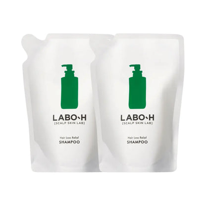 [LABO-H] Scalp Strengthening Shampoo Hair Loss Care Refill Twin Pack - 333ml x 2 - SFOILER