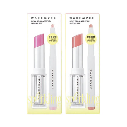 [WAKEMAKE] Dewy Gel Glaze Stick Special Set  4 colors - SFOILER