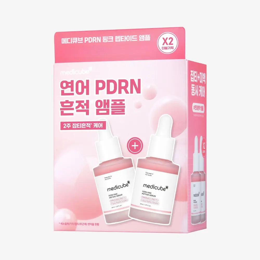 [MEDICUBE] PDRN Pink Peptide Serum Twin Pack - 30ml x 2 - SFOILER