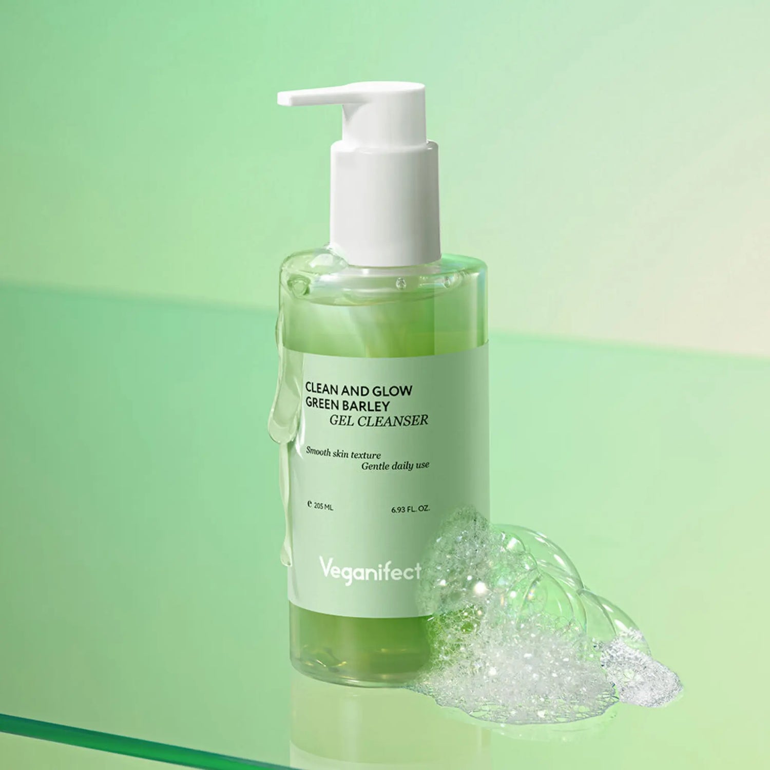 [Veganifect.] Clean &amp; Glow Green Barley Gel Cleanser Special Set - SFOILER