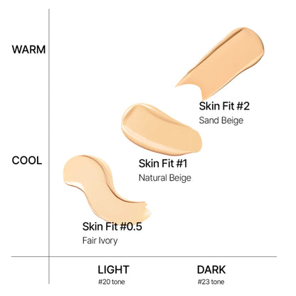 [PARNELL] Cicamanu Skin Fit Foundation – 4 colors / 15ml