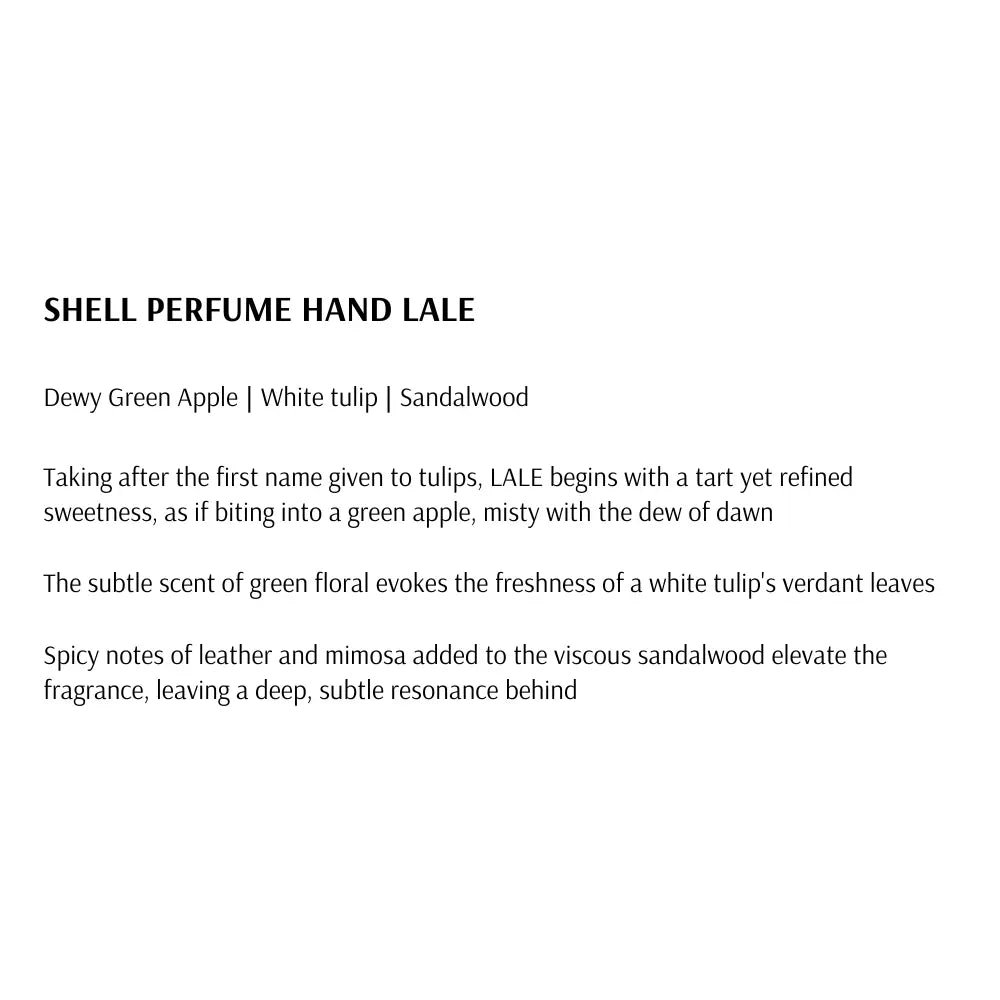 [TAMBURINS] Shell Perfume Hand Lale - 30ml - SFOILER