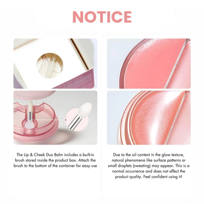 [TONYMOLY] Cheek Tone Lip and Cheek Duo Balm - 9 colors / 4.8g - SFOILER