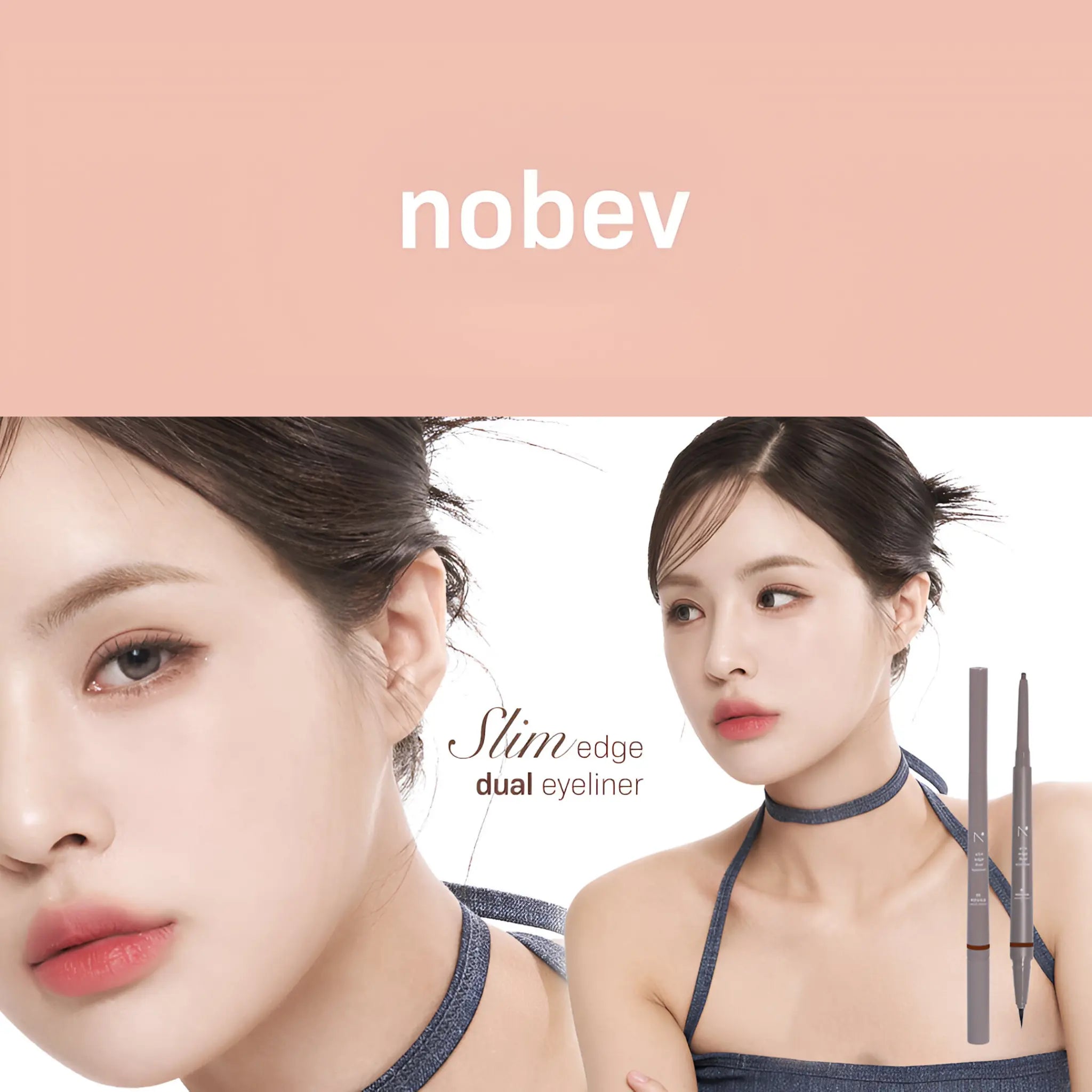 [NOBEV] Slim Edge Dual Eyeliner Special Set – 4 colors - SFOILER