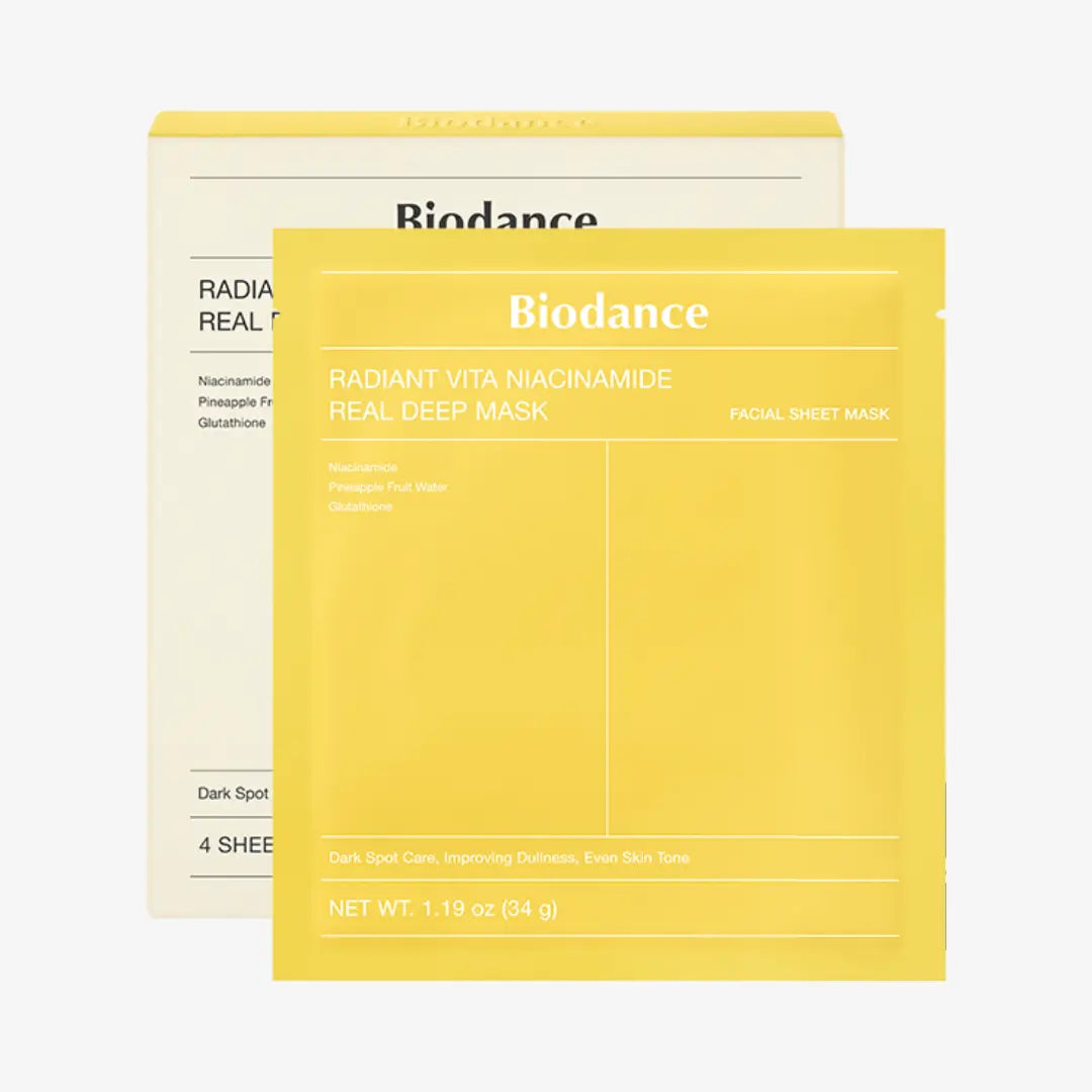 [BIODANCE] Radiant Vita Niacinamide Real Deep Mask - 4ea - SFOILER