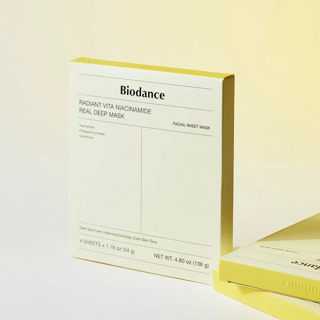 [BIODANCE] Radiant Vita Niacinamide Real Deep Mask - 4ea - SFOILER