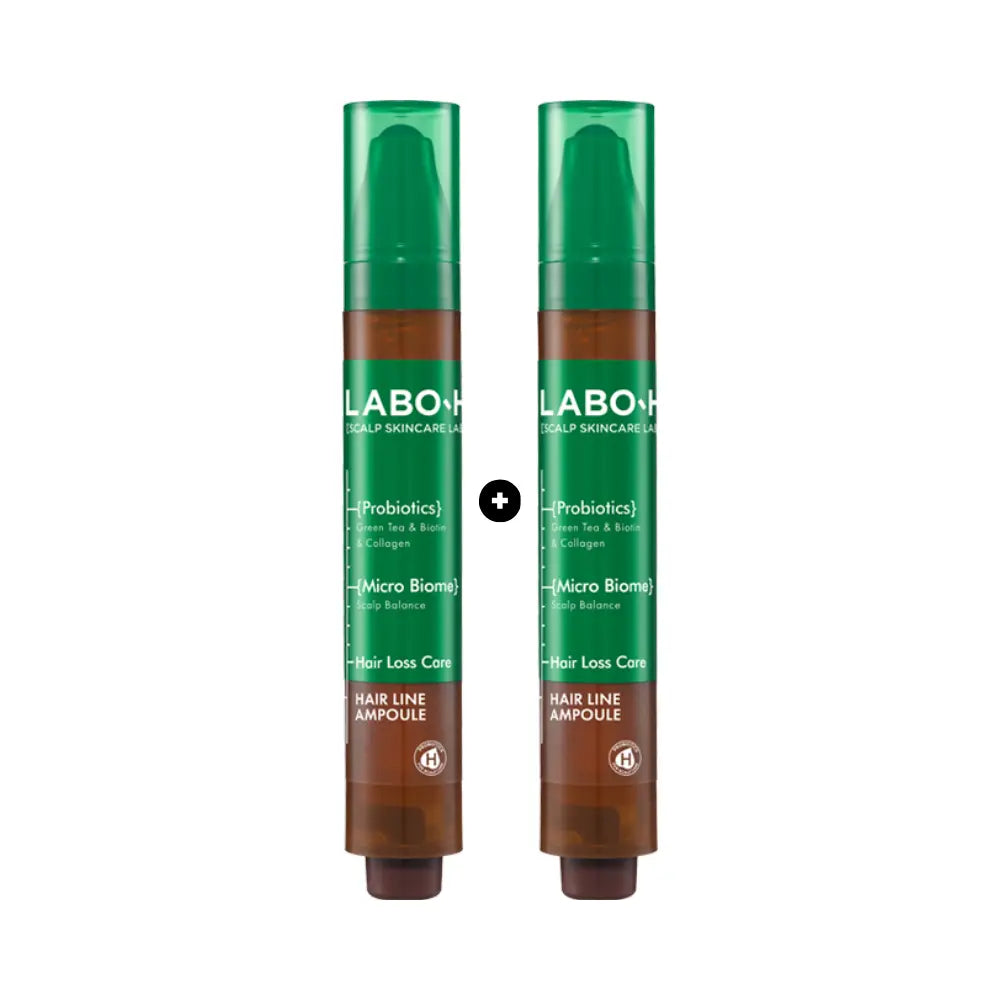 [LABO-H] Scalp Strengthening Clinic Hair Line Ampoule Hair Loss Care Twin Pack - 15ml x 2 - SFOILER