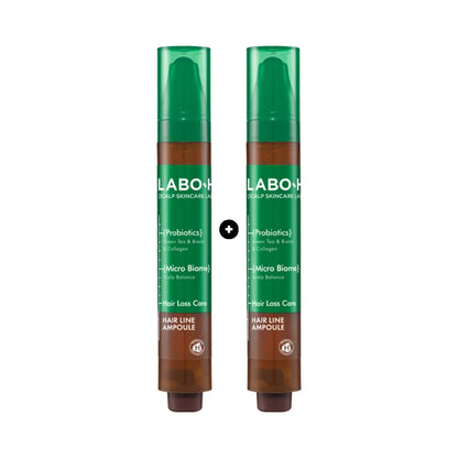 [LABO-H] Scalp Strengthening Clinic Hair Line Ampoule Hair Loss Care Twin Pack - 15ml x 2 - SFOILER