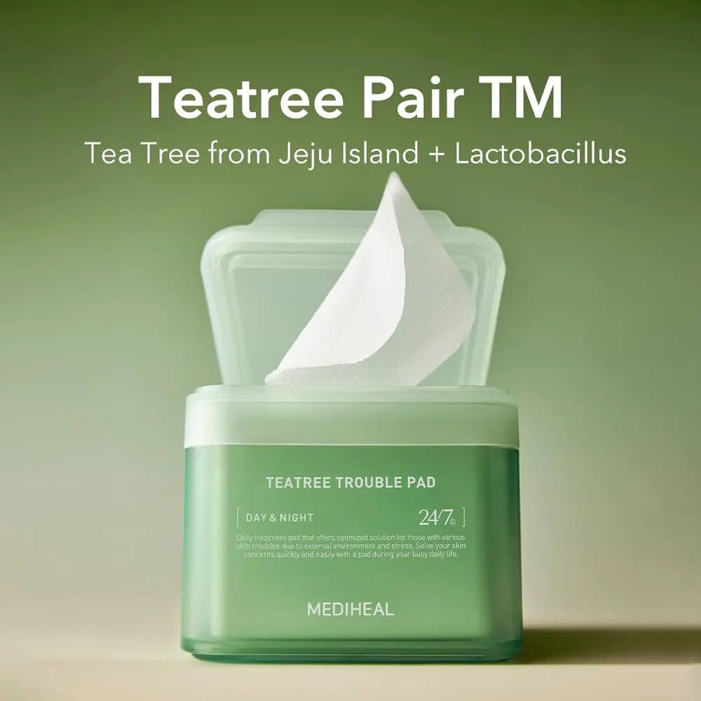 [MEDIHEAL] Tea Tree Trouble Pad Refill Set - 100 PADS / 170ml - SFOILER