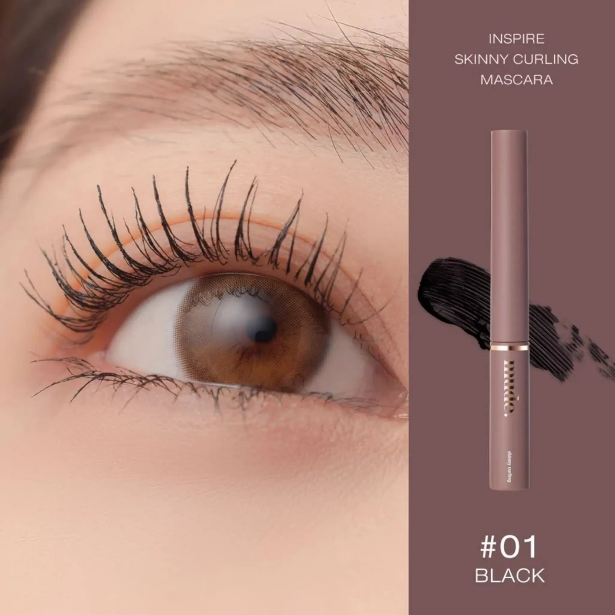 [MUDE] Inspire Skinny Curling &amp; Multi-fixer Mascara - 10 options / 3ml - SFOILER