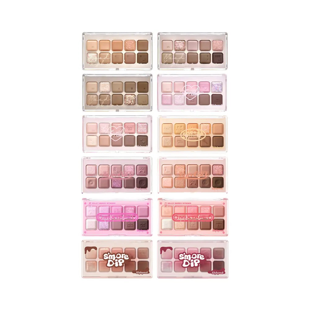 [LILYBYRED] Mood Keyboard Eyeshadow – 12 colors / 10.5g - SFOILER