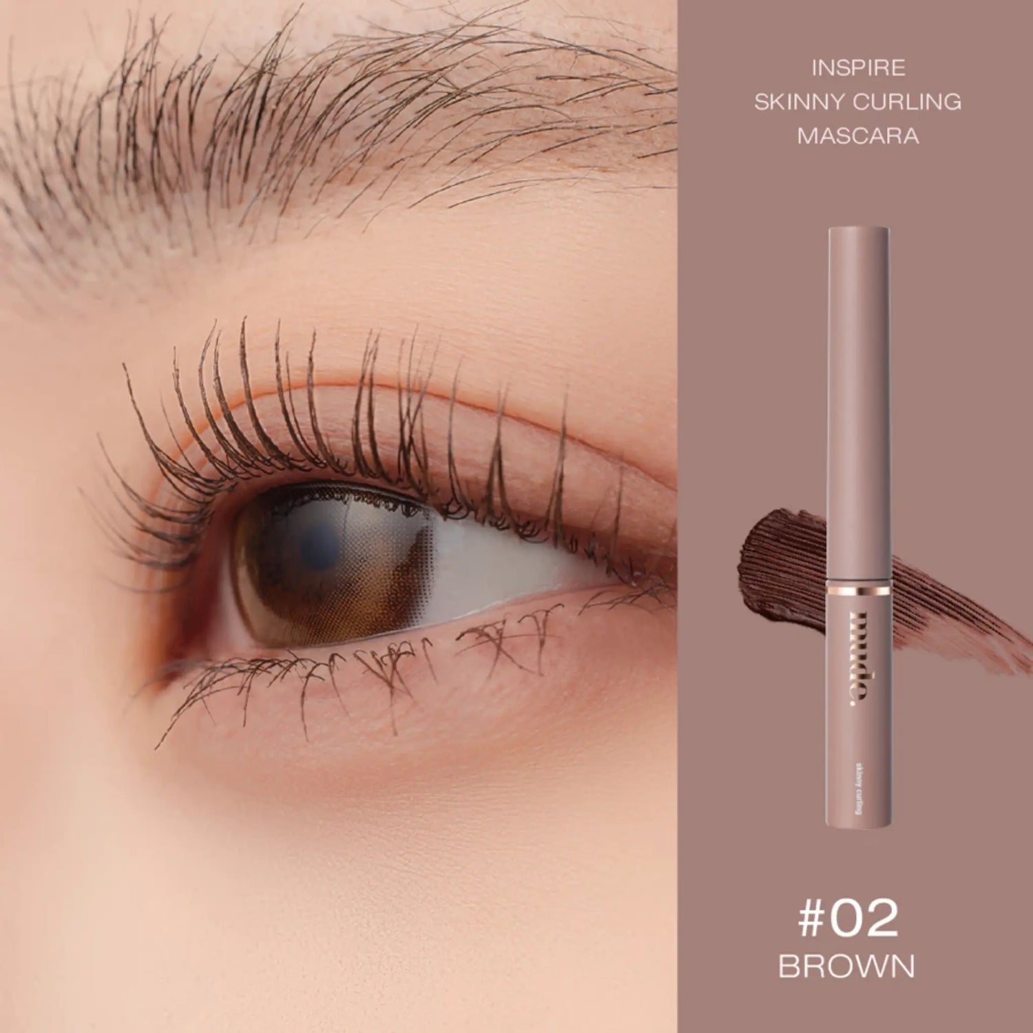 [MUDE] Inspire Skinny Curling &amp; Multi-fixer Mascara - 10 options / 3ml - SFOILER