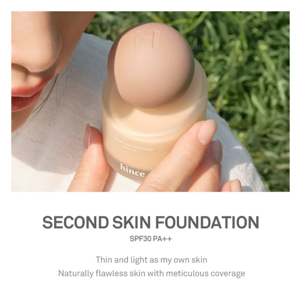 [HINCE] Second Skin Foundation – 40ml / 7 colors - SFOILER